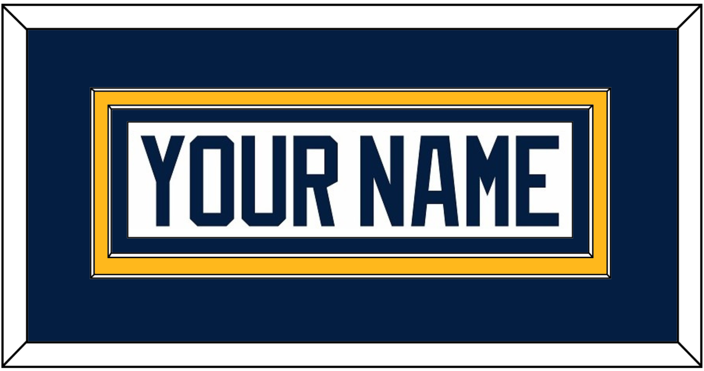 Buffalo Nameplate - Road White (2010-2020) - Signature Tier 2