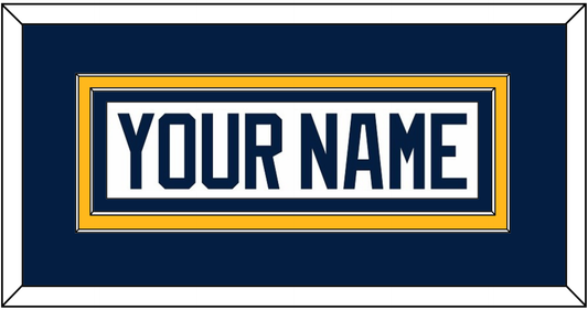 Buffalo Nameplate - Road White (2010-2020) - Signature Tier 2