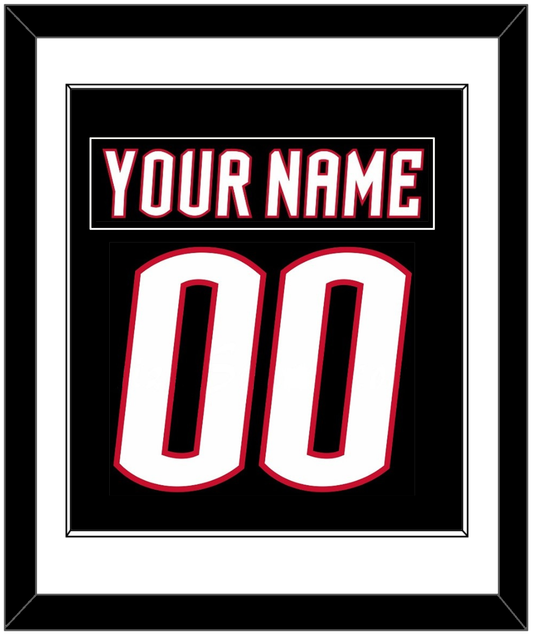 Buffalo Nameplate & Number (Back) Combined - Alternate Black - Essential Tier 1
