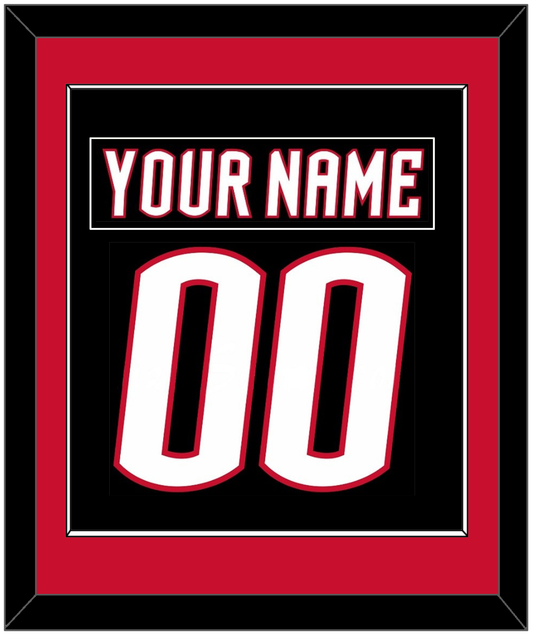 Buffalo Nameplate & Number (Back) Combined - Alternate Black - Essential Tier 2