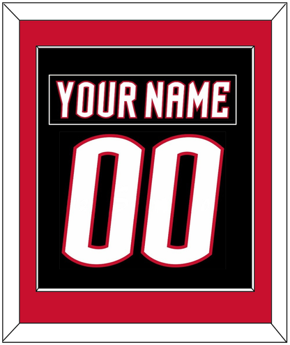 Buffalo Nameplate & Number (Back) Combined - Alternate Black - Essential Tier 2