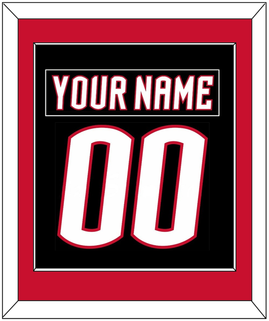Buffalo Nameplate & Number (Back) Combined - Alternate Black - Essential Tier 2
