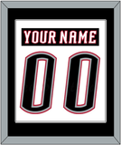 Buffalo Nameplate & Number (Back) Combined - Home White (1996-2006) - Single Mat 1