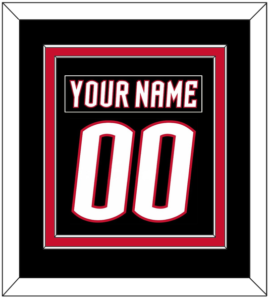 Buffalo Nameplate & Number (Back) Combined - Alternate Black - Signature Tier 2