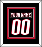 Buffalo Nameplate & Number (Back) Combined - Alternate Black - Double Mat 2