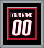 Buffalo Nameplate & Number (Back) Combined - Alternate Black - Double Mat 2