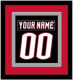 Buffalo Nameplate & Number (Back) Combined - Alternate Black - Double Mat 3