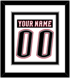 Buffalo Nameplate & Number (Back) Combined - Home White (1996-2006) - Double Mat 1