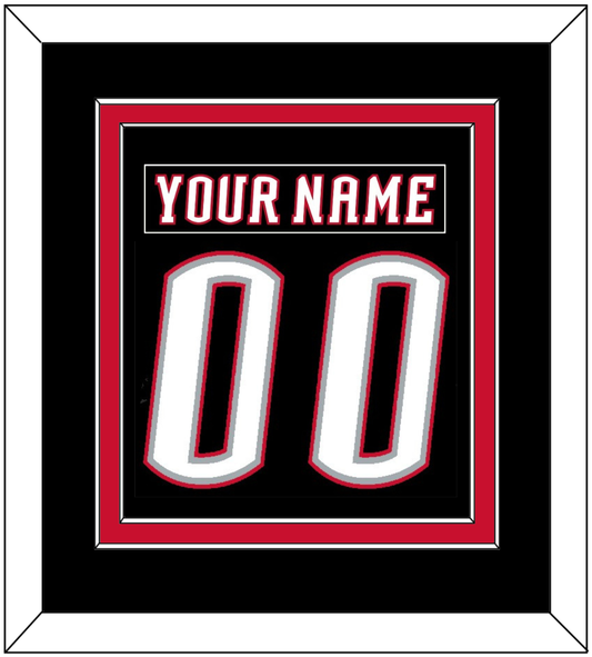 Buffalo Nameplate & Number (Back) Combined - Home White (1996-2006) - Signature Tier 3