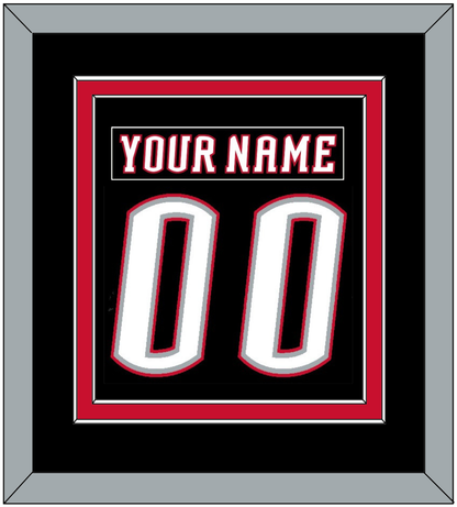 Buffalo Nameplate & Number (Back) Combined - Home White (1996-2006) - Signature Tier 3
