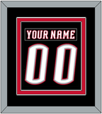 Buffalo Nameplate & Number (Back) Combined - Home White (1996-2006) - Double Mat 3