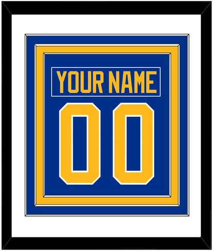 Buffalo Nameplate & Full-Size Number - Combined
