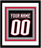 Buffalo Nameplate & Number (Back) Combined - Alternate Black - Triple Mat 1