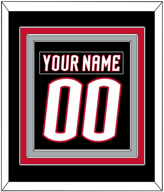 Buffalo Nameplate & Number (Back) Combined - Alternate Black - Premier Tier 2