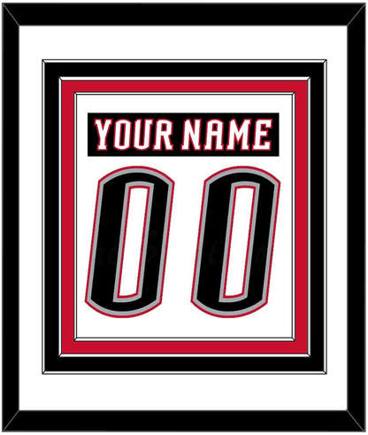 Buffalo Nameplate & Number (Back) Combined - Home White (1996-2006) - Premier Tier 1
