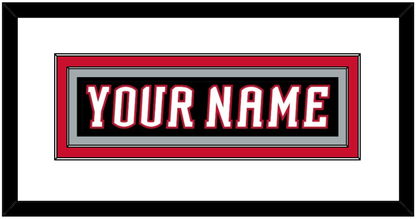 Buffalo Nameplate - Home White/Road Black (1996-2006) - Signature Tier 1