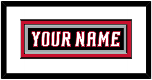 Buffalo Nameplate - Home White/Road Black (1996-2006) - Signature Tier 1