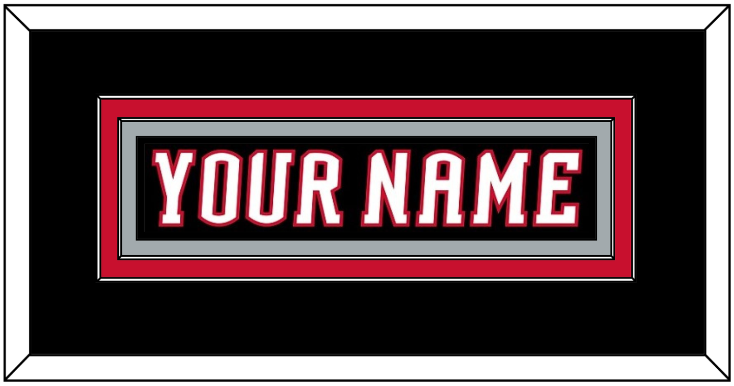 Buffalo Nameplate - Home White/Road Black (1996-2006) - Signature Tier 2