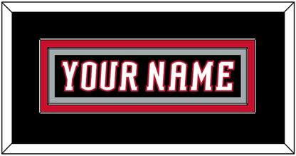 Buffalo Nameplate - Home White/Road Black (1996-2006) - Signature Tier 2