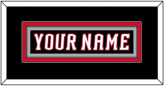 Buffalo Nameplate - Home White/Road Black (1996-2006) - Signature Tier 2