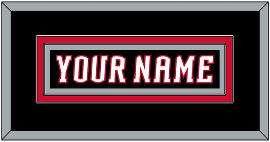 Buffalo Nameplate - Home White/Road Black (1996-2006) - Signature Tier 2