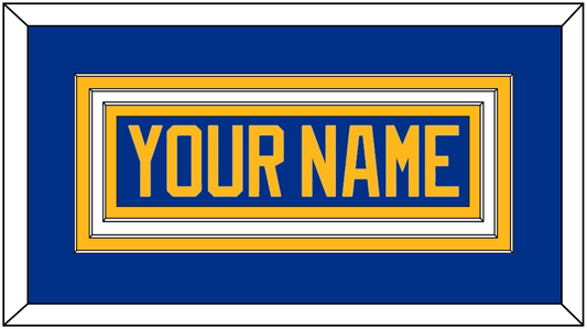 Buffalo Nameplate - Home Blue - Premier Tier 1