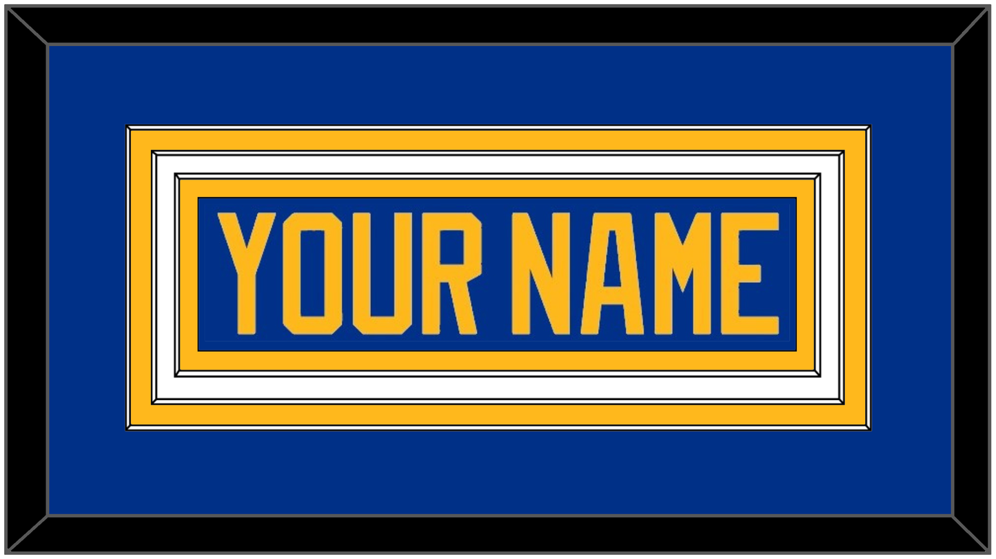 Buffalo Nameplate - Home Blue - Premier Tier 1