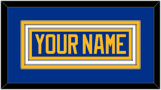Buffalo Nameplate - Home Blue - Premier Tier 1
