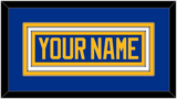 Buffalo Nameplate - Home Blue - Triple Mat 1