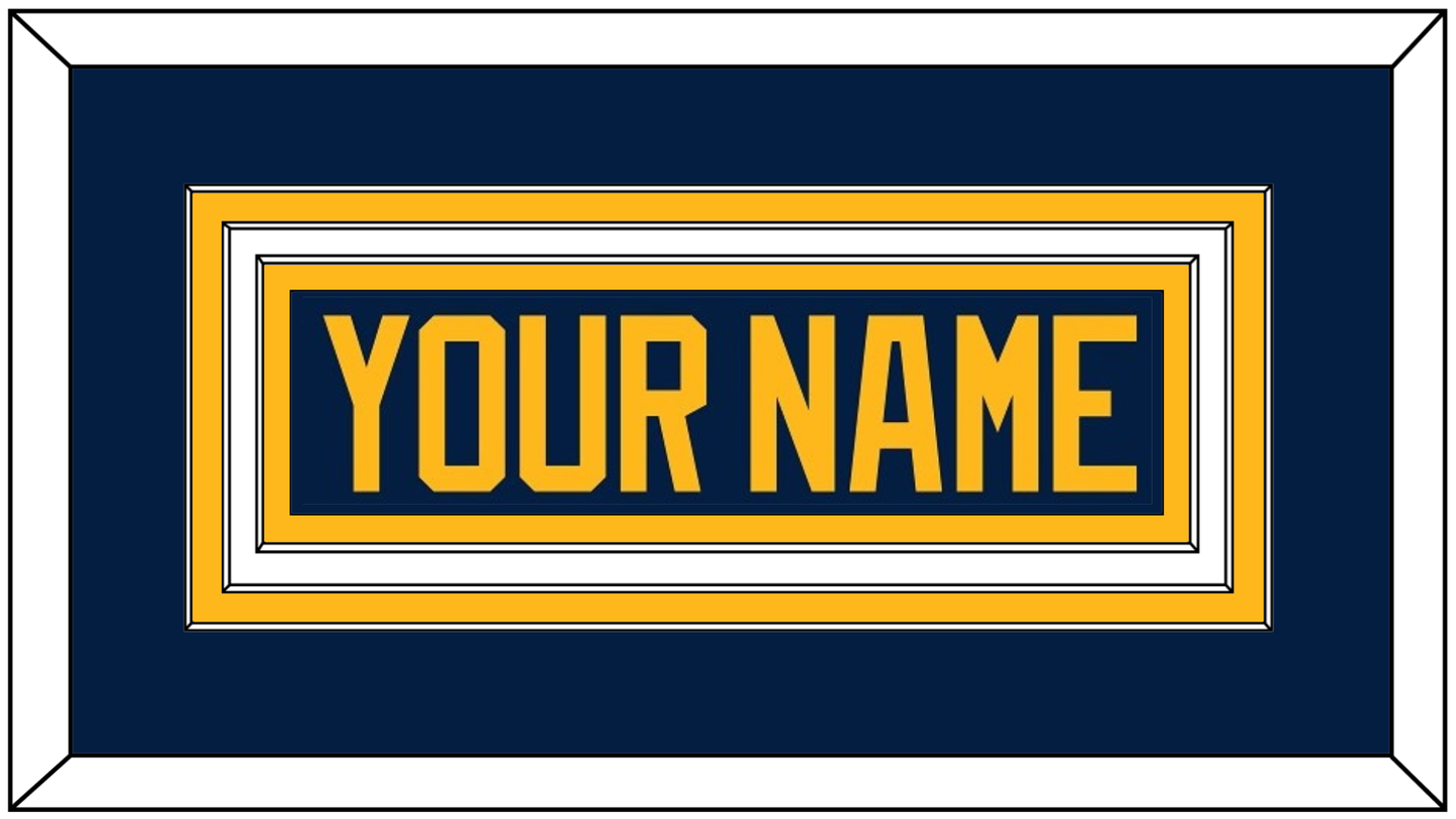 Buffalo Nameplate - Home Blue (2010-2020) - Premier Tier 1
