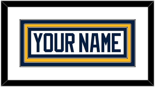 Buffalo Nameplate - Road White (2010-2020) - Premier Tier 1