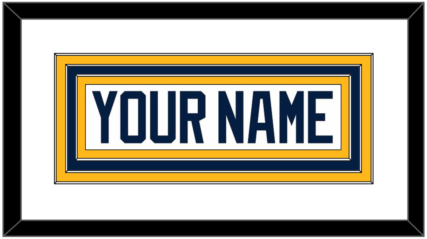Buffalo Nameplate - Road White (2010-2020) - Premier Tier 3