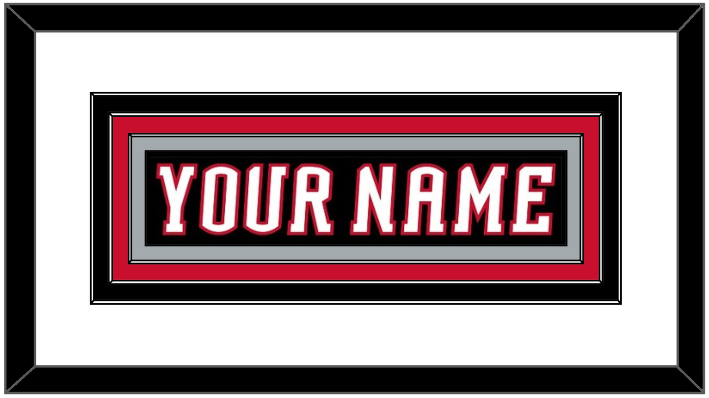 Buffalo Nameplate - Home White/Road Black (1996-2006) - Premier Tier 1