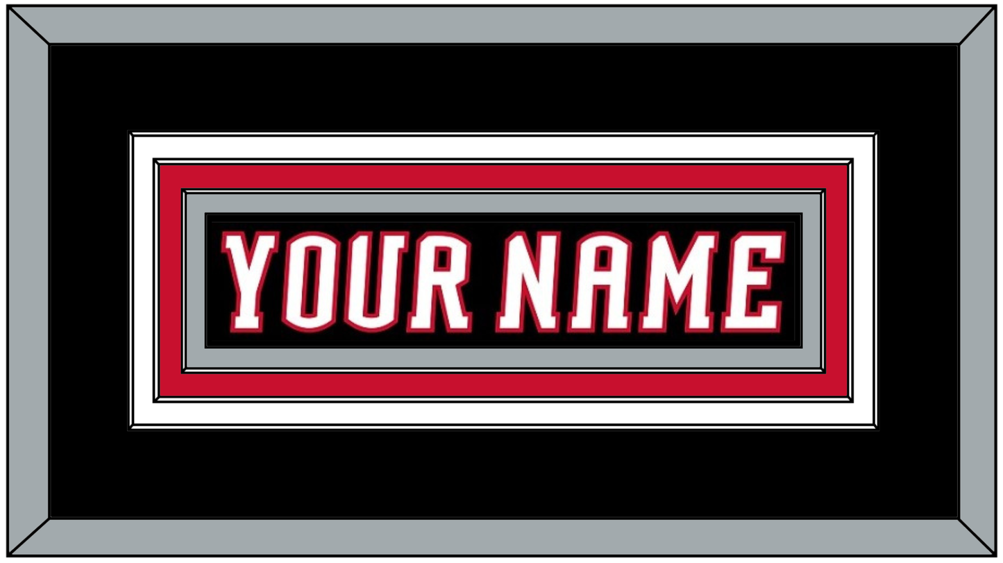 Buffalo Nameplate - Home White/Road Black (1996-2006) - Premier Tier 2