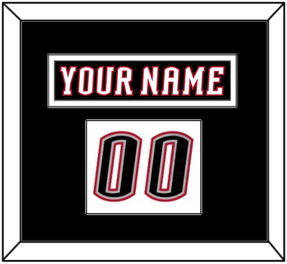 Buffalo Nameplate & Number (Shoulder) - Home White (1996-2006) - Essential Tier 1