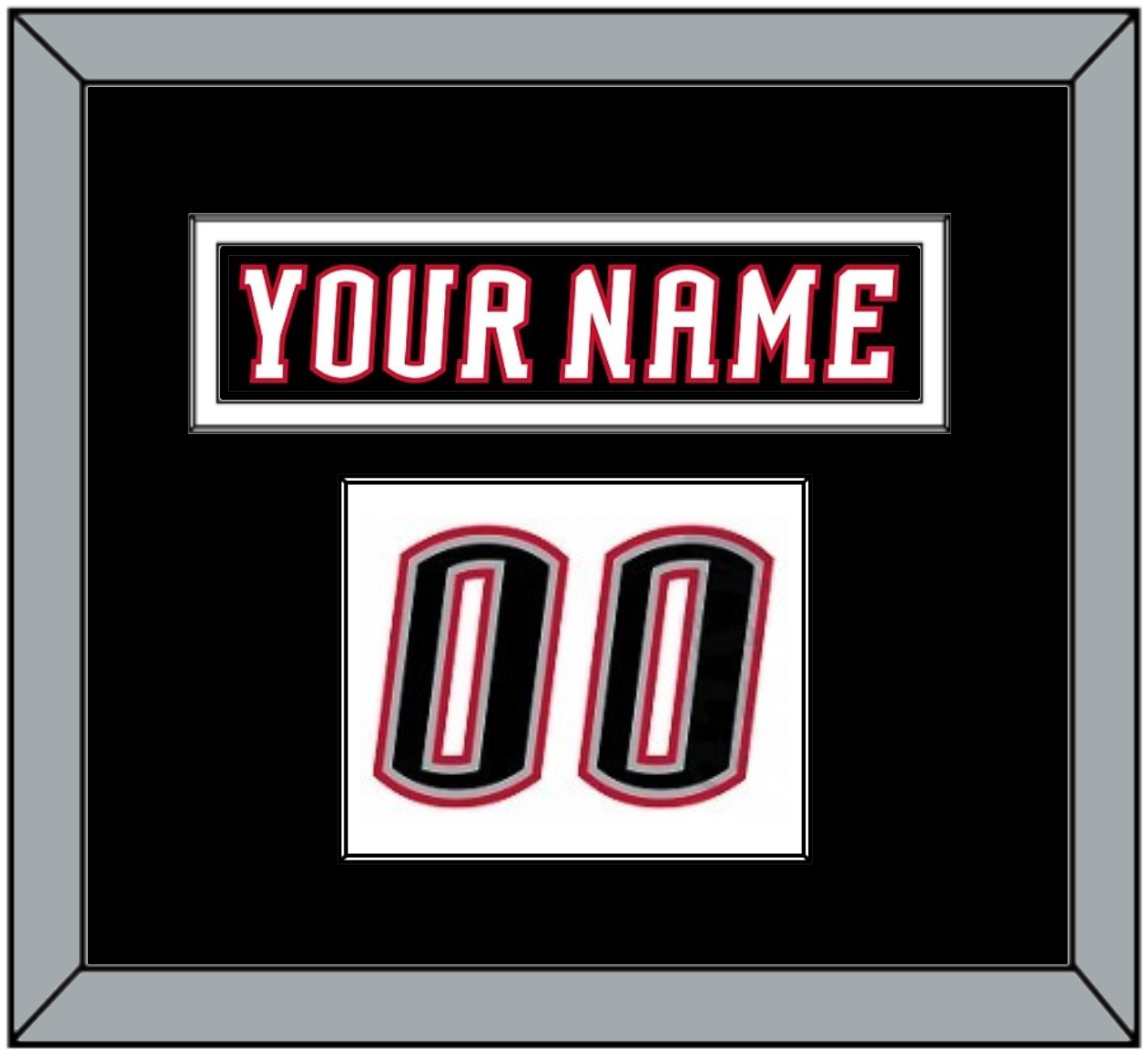 Buffalo Nameplate & Number (Shoulder) - Home White (1996-2006) - Essential Tier 1