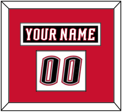 Buffalo Nameplate & Number (Shoulder) - Home White (1996-2006) - Essential Tier 2