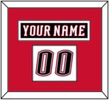 Buffalo Nameplate & Number (Shoulder) - Home White (1996-2006) - Single Mat 2