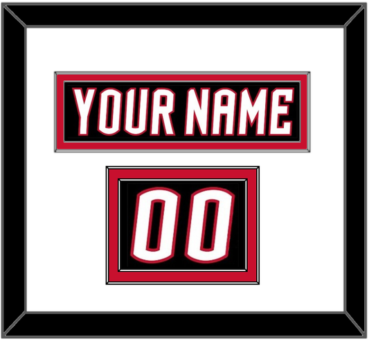 Buffalo Nameplate & Number (Shoulder) - Alternate Black - Signature Tier 1