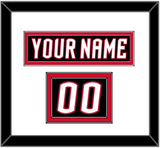 Buffalo Nameplate & Number (Shoulder) - Alternate Black - Double Mat 1
