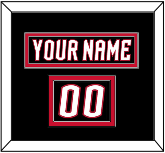 Buffalo Nameplate & Number (Shoulder) - Alternate Black - Signature Tier 2