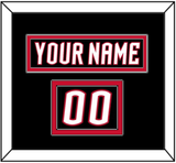 Buffalo Nameplate & Number (Shoulder) - Alternate Black - Double Mat 2