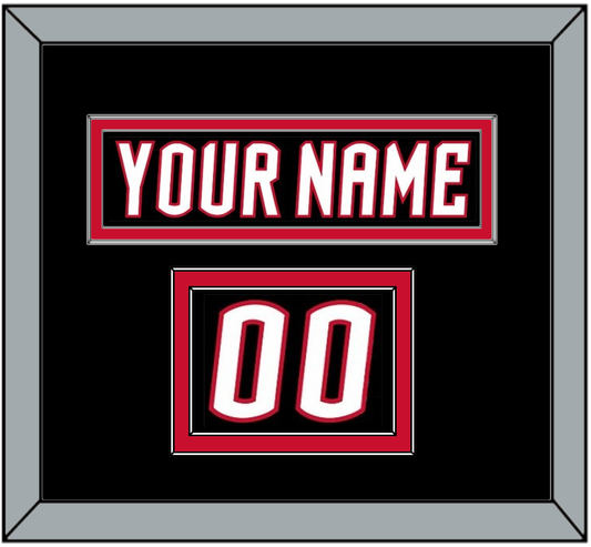 Buffalo Nameplate & Number (Shoulder) - Alternate Black - Signature Tier 2
