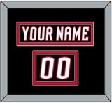 Buffalo Nameplate & Number (Shoulder) - Alternate Black - Double Mat 2