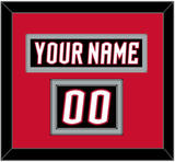 Buffalo Nameplate & Number (Shoulder) - Alternate Black - Double Mat 3