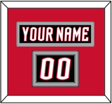 Buffalo Nameplate & Number (Shoulder) - Alternate Black - Double Mat 3