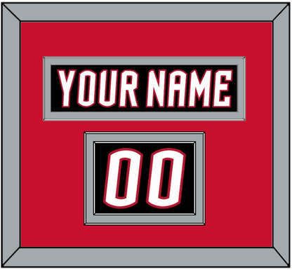 Buffalo Nameplate & Number (Shoulder) - Alternate Black - Signature Tier 3