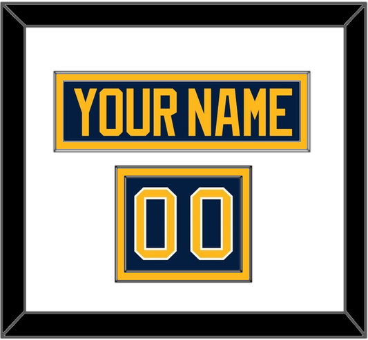 Buffalo Nameplate & Number (Shoulder) - Home Blue (2010-2020) - Signature Tier 1