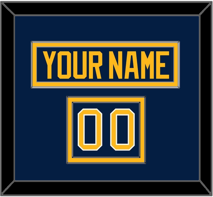Buffalo Nameplate & Number (Shoulder) - Home Blue (2010-2020) - Signature Tier 2