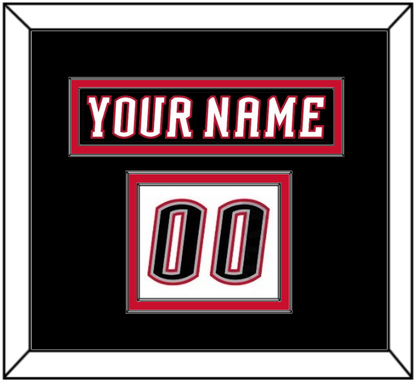 Buffalo Nameplate & Number (Shoulder) - Home White (1996-2006) - Signature Tier 2